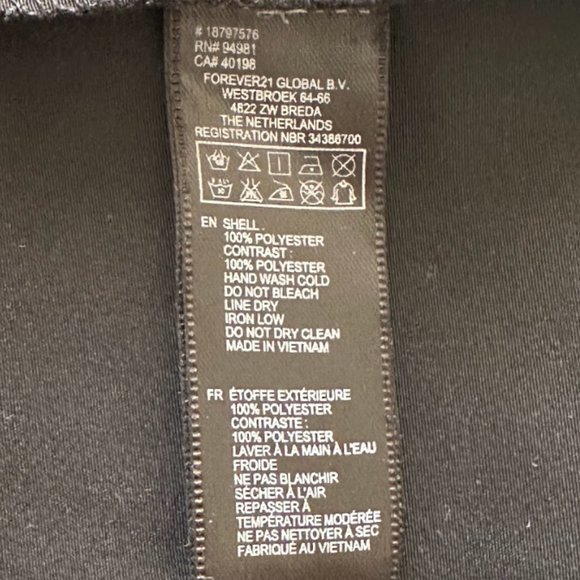 Forever 21 Women's Black Dress (Large) - Picture 5 of 5